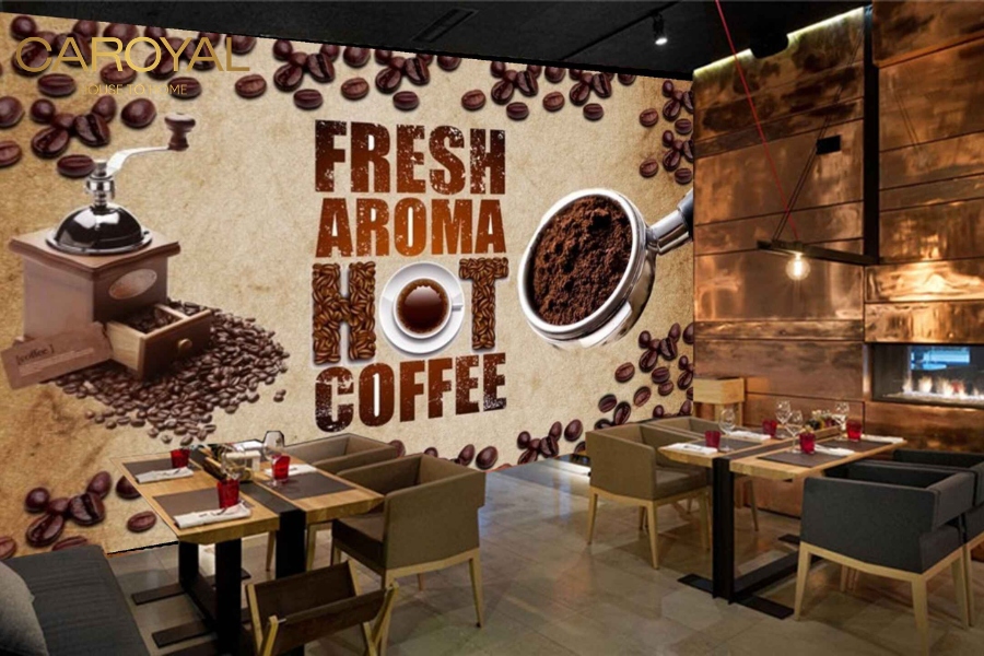 Sự đồng bộ giữa giấy dán tường, nội thất và ánh sáng sẽ giúp không gian chuyên nghiệp hơn. Sự đồng bộ giữa giấy dán tường, nội thất và ánh sáng sẽ giúp không gian chuyên nghiệp hơn.