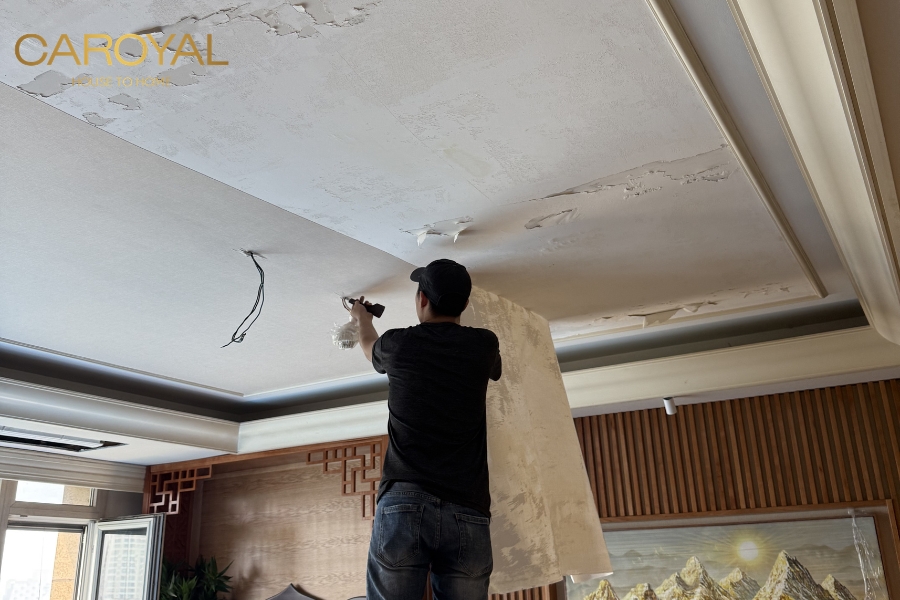 Hình ảnh thợ CAROYAL thi công thực tế