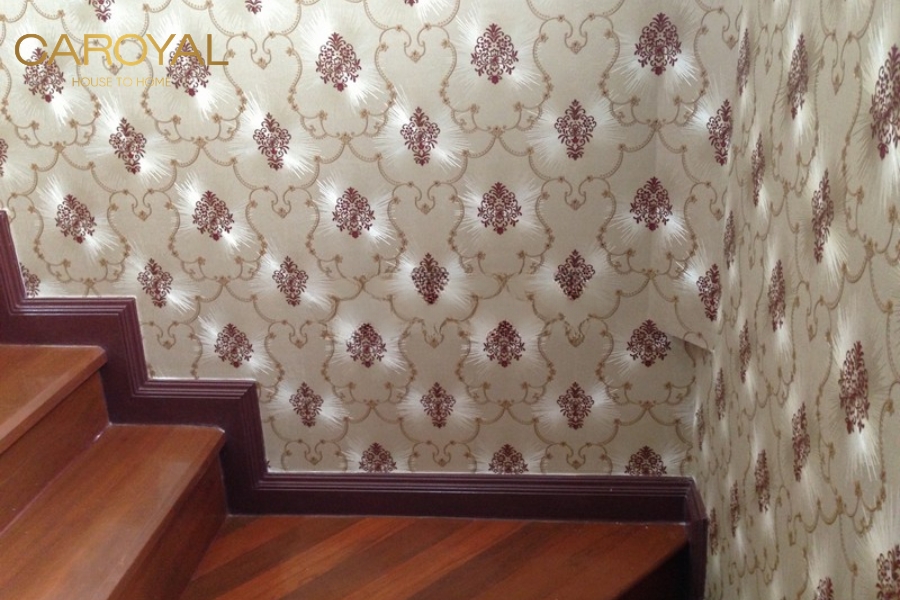 50+ mẫu giấy dán tường vách cầu thang đẹp, tạo điểm nhấn Mẫu giấy dán tường vách cầu thang đẹp
