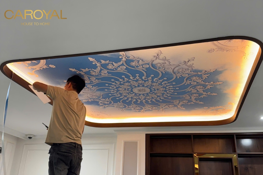 Mệnh Hỏa cần tránh giấy dán tường gam màu xanh dương Mệnh Hỏa cần tránh giấy dán tường gam màu xanh dương