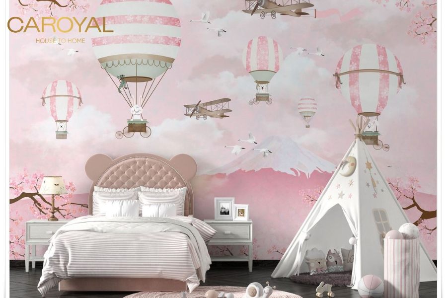 Một số lưu ý khi chọn tranh dán tường phòng ngủ cho bé