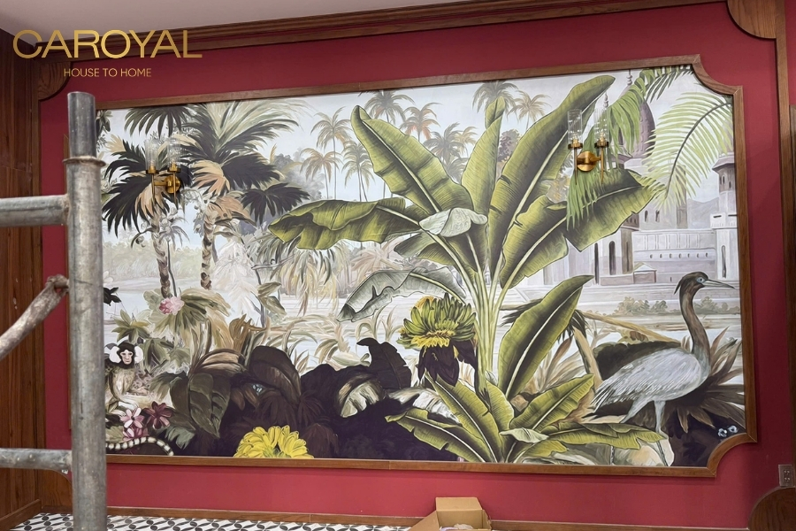 Tranh 3D dán phòng khách là gì?