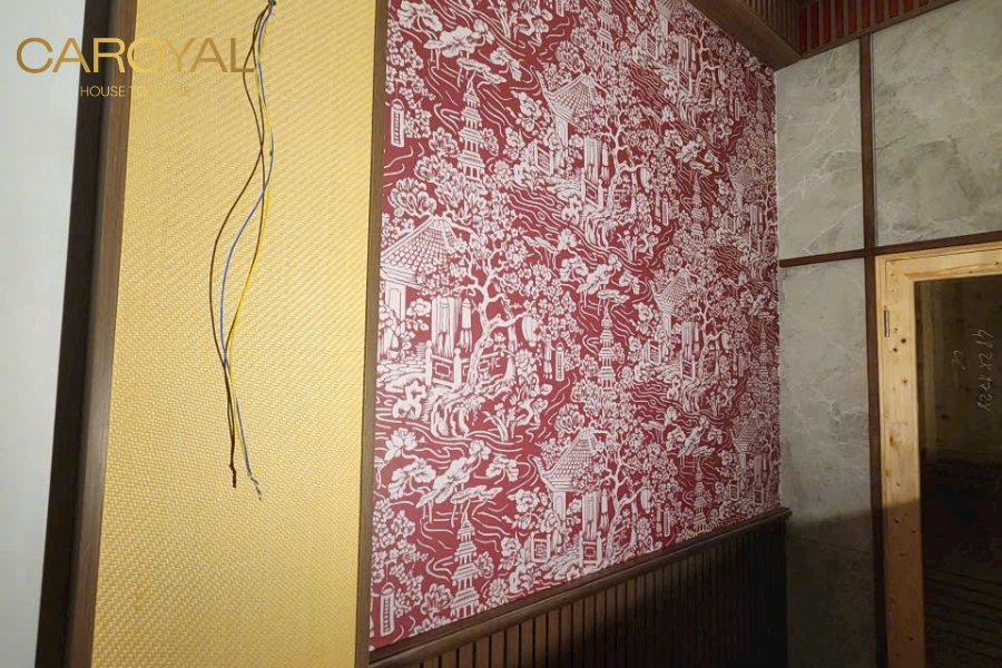 Tranh dán tường trừu tượng