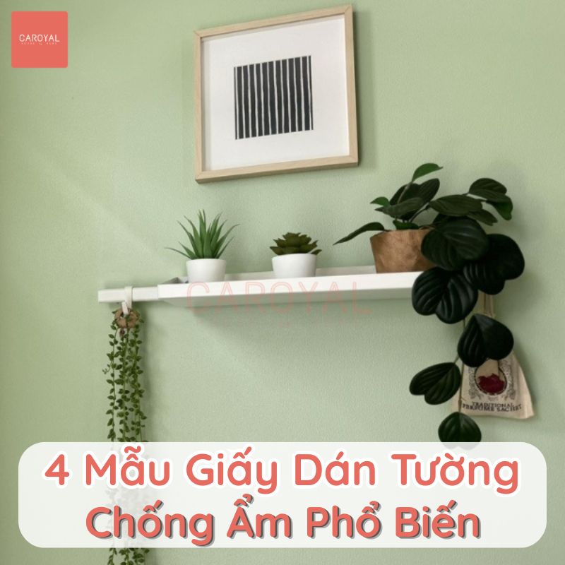 4+ mẫu giấy dán tường chống ẩm, chống thấm phổ biến hiện nay