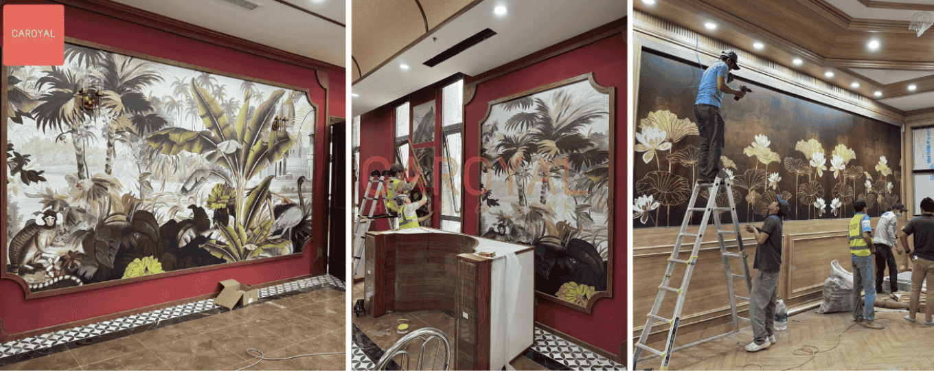 Vải dán tường cao cấp CAROYAL Banner