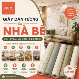 Giấy Dán Tường Huyện Nhà Bè Phù Hợp Dán Mọi Vị Trí Và Công Trình