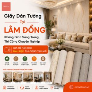 Giấy Dán Tường Tại Lâm Đồng Không Gian Sang Trọng, Thi Công Chuyên Nghiệp
