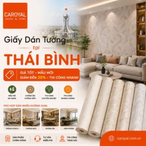 Giấy Dán Tường Tại Thái Bình Uy Tín Giá Xưởng, Nhiều Họa Tiết Lựa Chọn