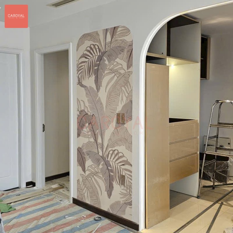 Dự án tranh in UV trên nền vải dán tường thương hiệu CAROYAL