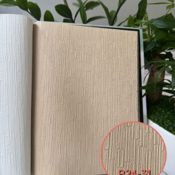 Vải Dán Tường Vinyl PVC Đáy Chữ Thập R24-31