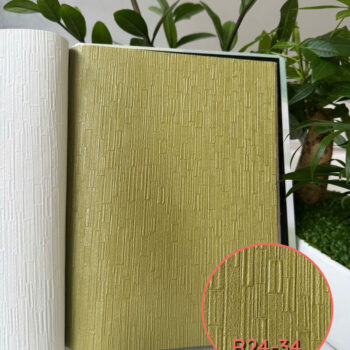 Vải Dán Tường Vinyl PVC Đáy Chữ Thập R24-34