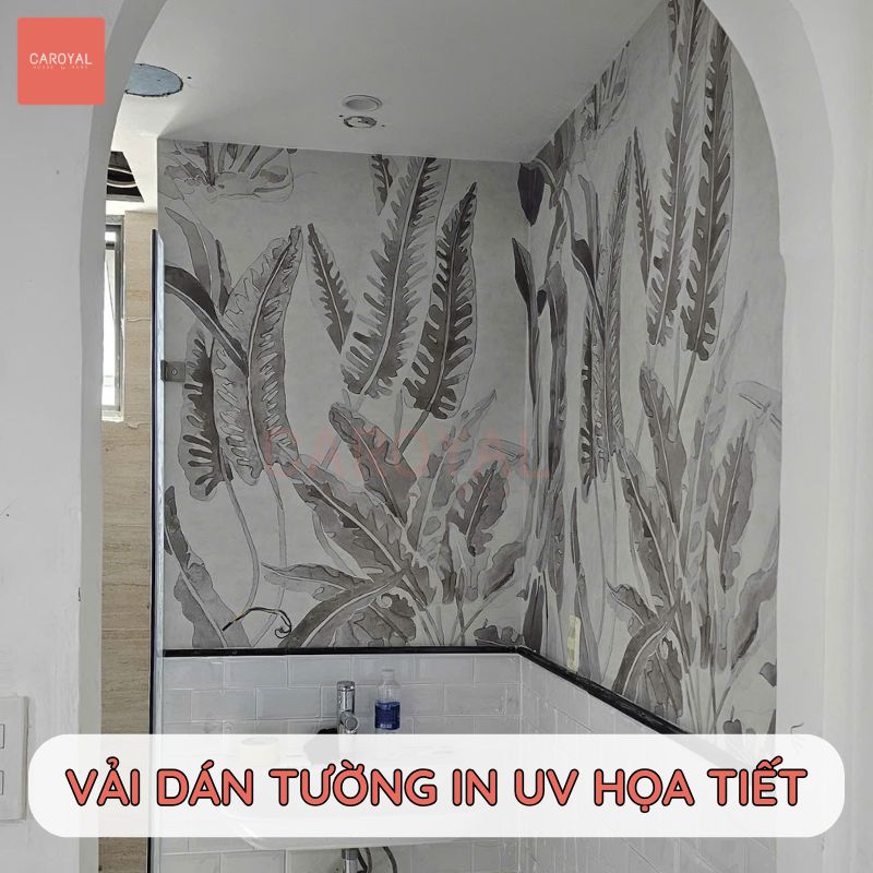 Tranh in UV trên nền vải dán tường CAROYAL