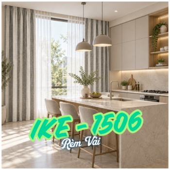 Rèm Vải Quyển IKE - 1506
