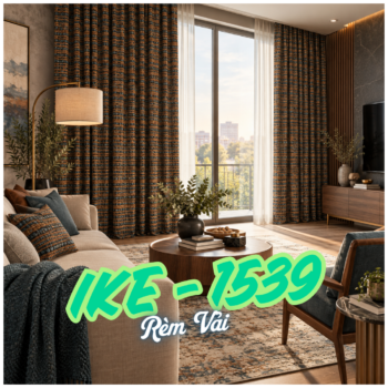 Rèm Vải Quyển IKE - 1539
